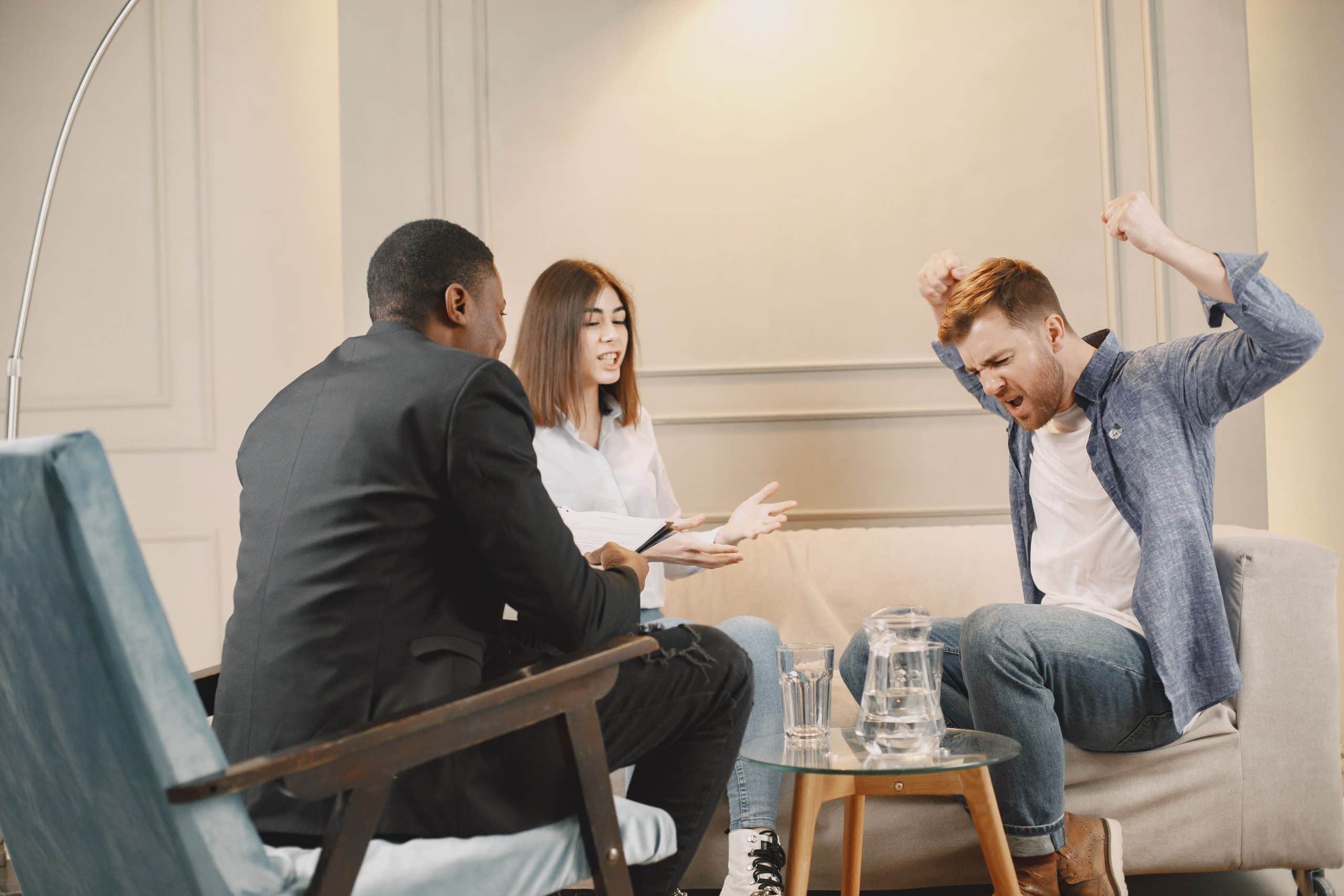 Family counselling session